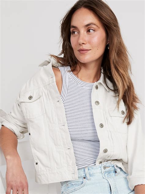 Classic White Jean Jacket Old Navy