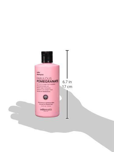 The only thing i don't like is the packaging used for the milk and mask, since you have to press the white cap in order to get product out. Udo Walz Hairfood Color Shampoo Fabulous Pomegranate ...
