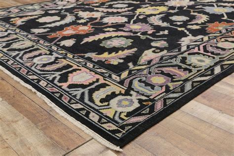 New Contemporary Oushak Area Rug With Hollywood Regency Luxe Style For