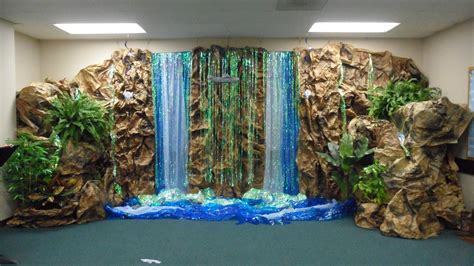 Finished Falls Wmore Rocky Walls And Greenery Storage And File