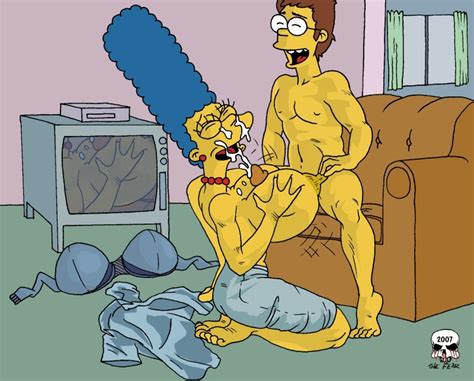 Rule 34 Breasts Color Female Human Indoors Male Marge Simpson Nude Paizuri Penis Straight
