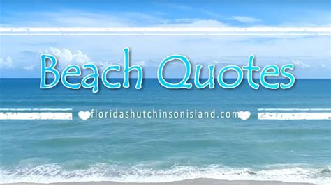 Beach Quotes Inspirational Sayings With Beach And Ocean