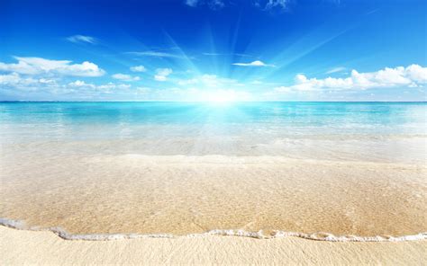 46 Beautiful Beach Scenery Wallpaper On Wallpapersafari