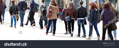 Large Group Young People Urban Scene Stock Photo 148803998 Shutterstock