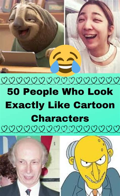50 Real Life People Who Look Exactly Like Cartoon Characters Animated