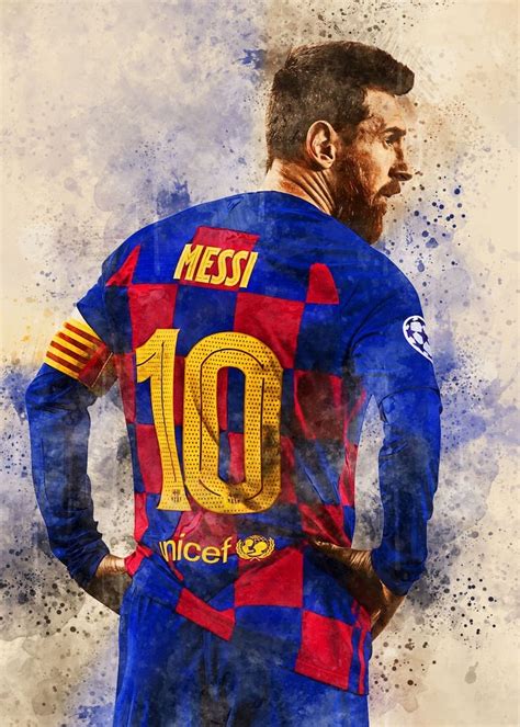 Lionel Messi Poster Etsy