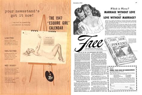 The 1947 Esquire Girl Calendar Esquire November 1946