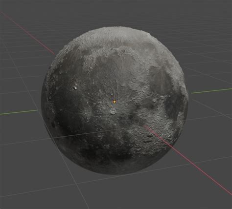 Photorealistic Moon 3d Model Cgtrader