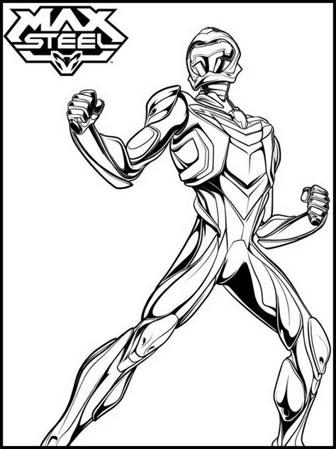 Desenhos Infantis Para Colorir E Imprimir Max Steel Sexiz Pix