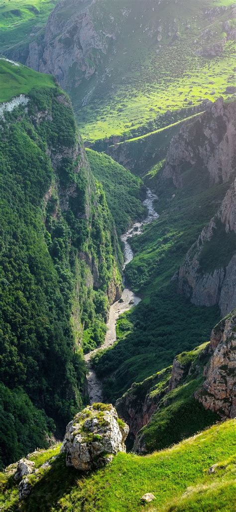 Download Iphone Wallpaper Azerbaijan Canyon Mountains River Quba