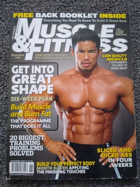 Muscle Fitness Bodybuilding Magazine November Stan Mcquay Cover