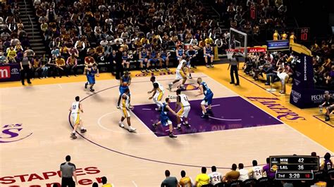 Timberwolves Vs Lakers Nba 2k13 Gameplay Youtube