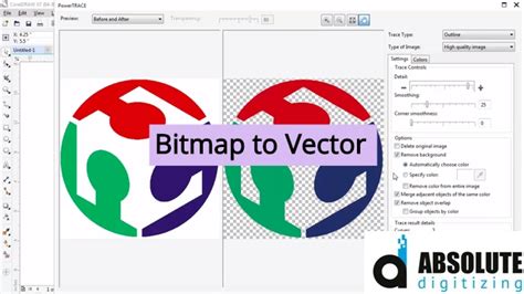 Convert Bitmap To Vector Absolute Digitizing