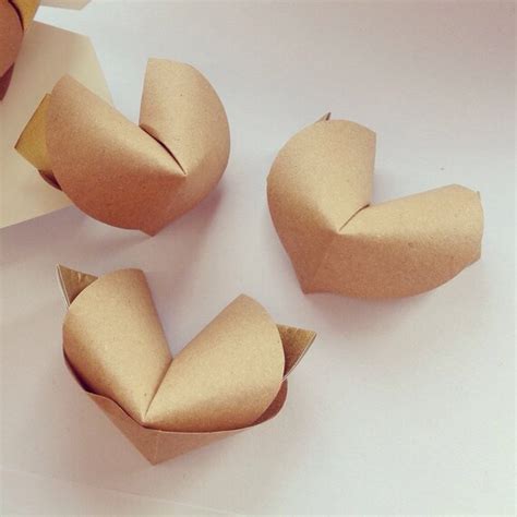 20 Paper Origami Fortune Cookies With Love Messages Wedding