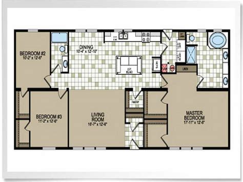 Double Wide Mobile Home Floor Plans 2 Bed With Porch Front Porch