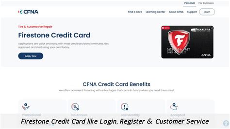 Firestone Credit Card Login Payment Customer Service