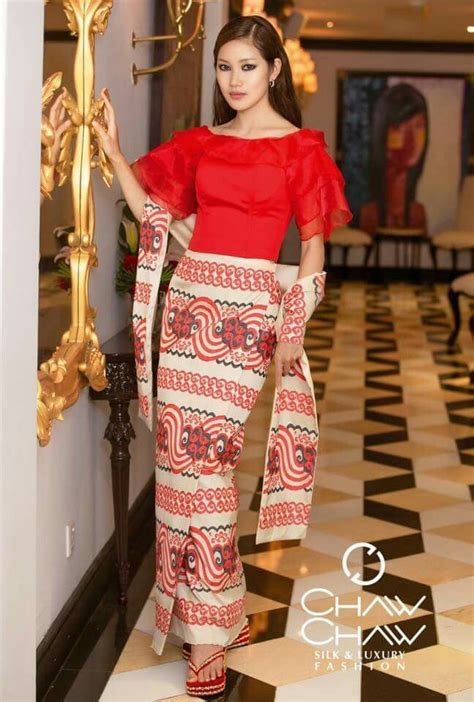 Traditional Dresses Designs Myanmar Dress Design Traditional Outfits