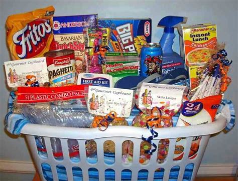 Good graduation gifts for him including graduation baskets for him. Great Idea for Jazz! | Diy graduation gifts, Graduation ...