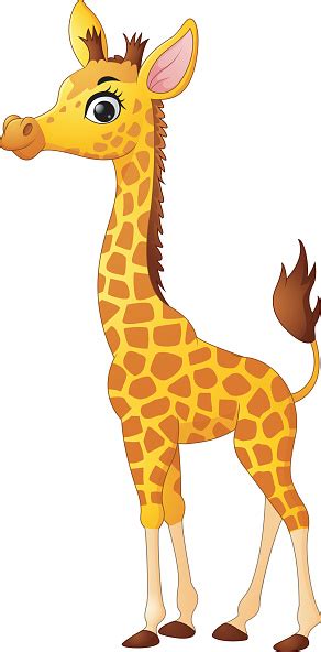 Niedliche Giraffe Comic Stock Vektor Art Und Mehr Bilder Von Afrika