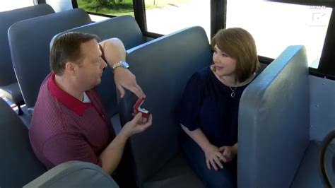 Man Proposes To Girlfriend On Bus Where They Met 35 Years Earlier Youtube
