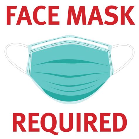 Mask Required Clip Art