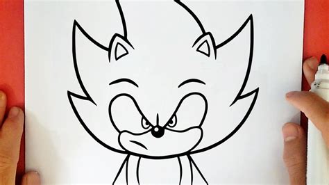 Como Desenhar O Super Sonic Youtube