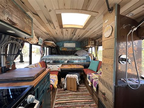 See Inside A School Bus Turned Tiny Home On Sale For 75k