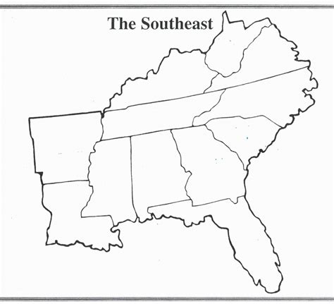 Map Of Southern United States Region And Travel Information Throughout