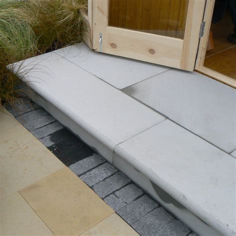 Grey Sawn And Sandblasted Sandstone Steps 510 And 15 Unit Packs Available