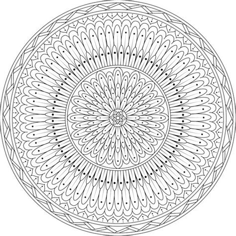 Mandalas Muy Difíciles Para Imprimir Y Colorear 💥 Acepta El Super Reto