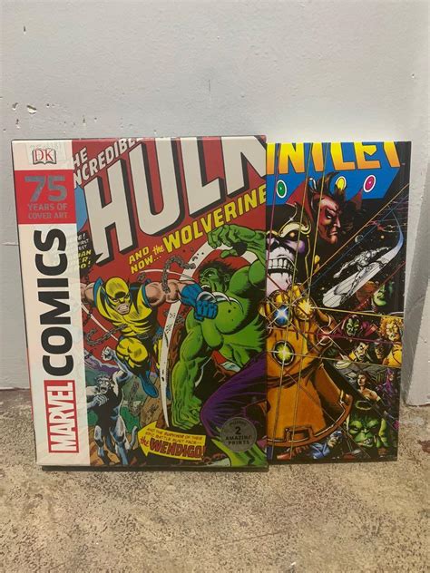 Marvel Comics 75 Years Of Cover Art Hardbound Hobbies And Toys Books