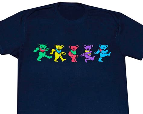 Dancing Bears Navy T Shirt Dharma Rose