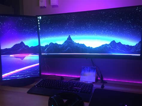 Over 40,000+ cool wallpapers to choose from. Decided to try out Wallpaper Engine with my two-monitor ...