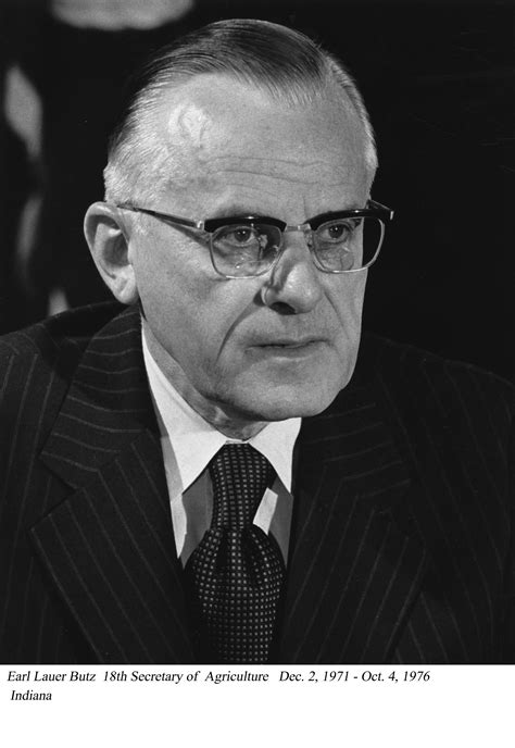 Fileearl L Butz 18th Secretary Of Agriculture December 1971