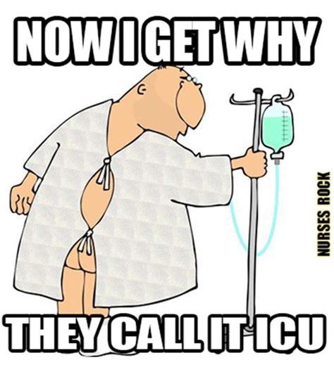 Icu Nursing Joke Nurse Jokes Nurse Humor Medical Jokes