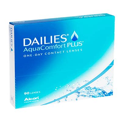 Dailies AquaComfort Plus 90 Pack Contact Lenses Free Delivery
