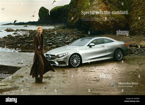 S Uk Mercedes Benz Magazine Advert Stock Photo Alamy