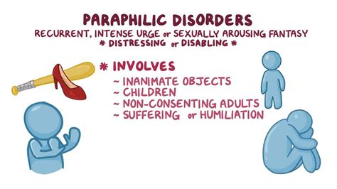 paraphilic disorders definition types treatment and more