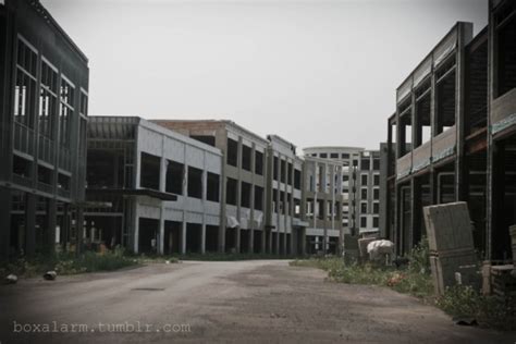 A Massive Abandoned Partially Finished Shopping Plaza That Looks Like A Ghost Town Itself May Be
