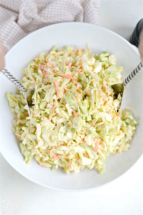 Classic Coleslaw Recipe With Homemade Dressing