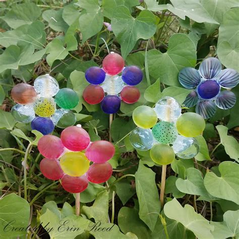 Erin Reed Makes Diy Colorful Glass Bead Flowers
