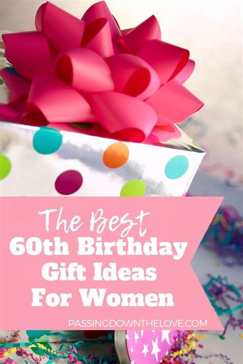 Gift ideas for 60 year old female friend. Her 60th birthday is coming. Don't forget the perfect gift ...