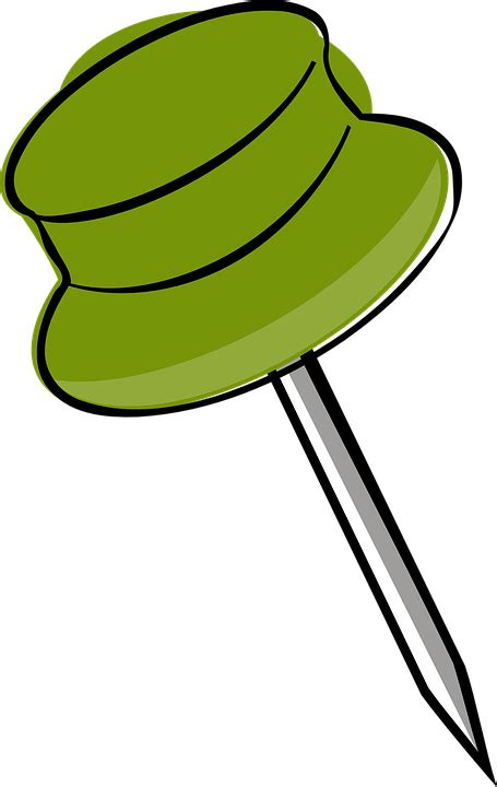 Drawing Pin Pushpin Push Pin Free Vector Graphic On Pixabay