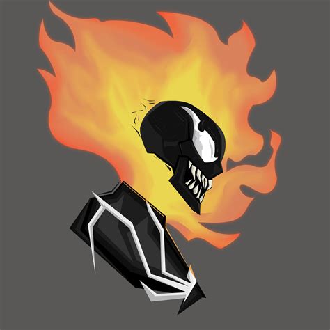 2048x2048 Ghost Rider Into The Venomverse Ipad Air Hd 4k Wallpapers
