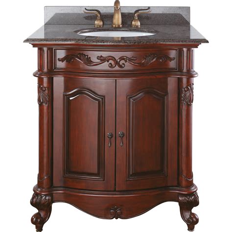 Our selection includes all types of furniture available in a variety of sizes, designs, styles and finishes so you can get an organized bathroom that expresses your individual style. Avanity Provence 31" Single Bathroom Vanity - Antique ...