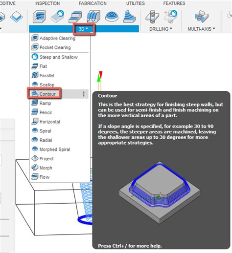 Fusion 360에서 테이퍼된 커터를 사용하여 원추형 모델을 가공하는 방법