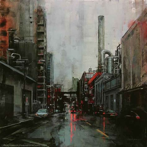 45 Cityscapes Paintings By American Artist Lindsey Kustusch