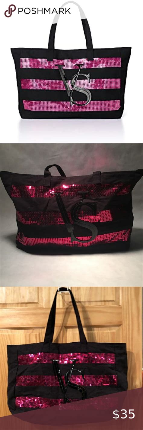 Victorias Secret Limited Edition Sequin Tote Bag In 2020 Womens Tote