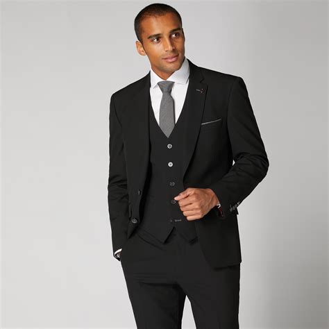 Remus Uomo Palucci Black Suit Jacket - Squires Gentlemens Outfitters