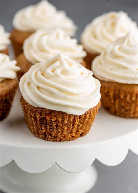 Carrot Cupcakes With Cream Cheese Frosting Gimme Delicious